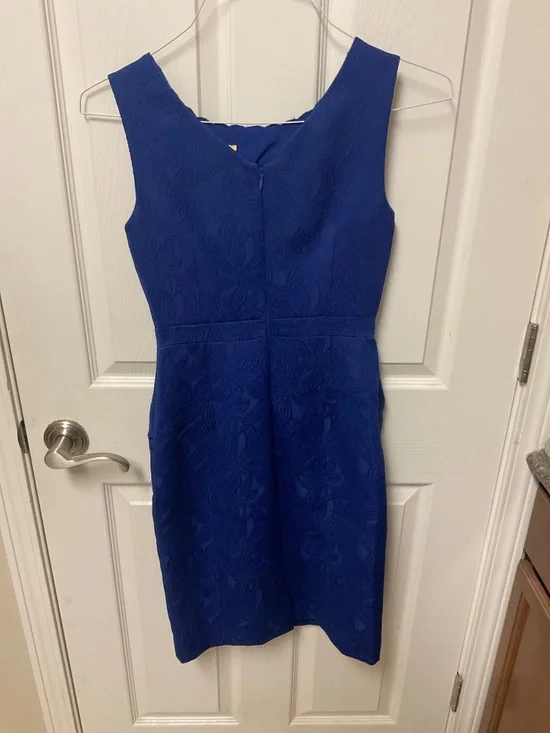 EUC. Stunning royal blue Antonio Melani dress. Size 0. Lined - Picture 6 of 6